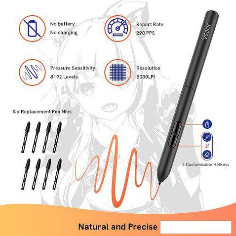 Графический планшет Veikk Creator Pop S640