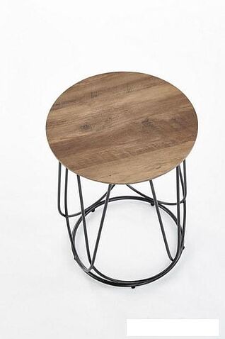 Журнальный столик Halmar Nubira S (орех/черный)