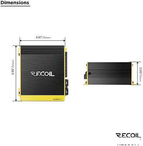 Автомобильный усилитель Recoil RL880.4