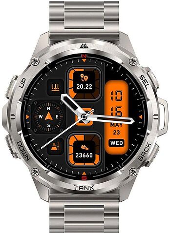 Умные часы Kospet Tank T3 Ultra Special Edition (серебристый)