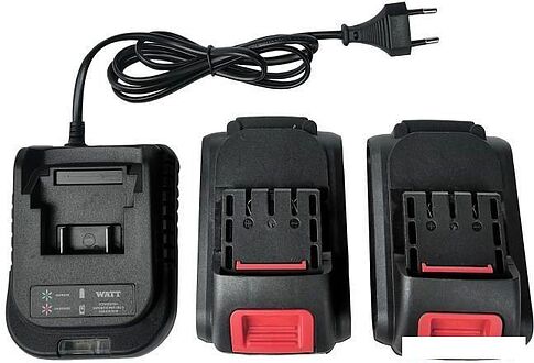 Ударная дрель-шуруповерт WATT WAS-18Li-3 1.018.Y29.23 (с 2-мя АКБ, кейс)