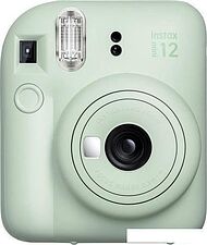 Фотоаппарат Fujifilm Instax Mini 12 (мятный) + зеленый чехол Sundays с ремнем Фотоаппарат Fujifilm Instax Mini 12 (мятный) + зеленый чехол Sundays с ремнем