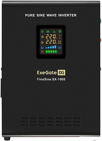 Источник бесперебойного питания ExeGate FineSine SX-1000.LCD.AVR.2SH EX295997RUS