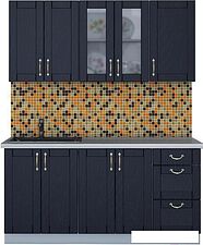 Готовая кухня Интерлиния Мила Крафт 1.6Б (дуб королевский)