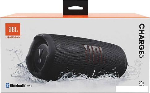 Беспроводная колонка JBL Charge 5 (черный)