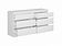 Комод Mio Tesoro Кастор 6 ящиков 2.03.02.080.1 (белый)