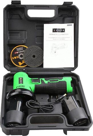 Угловая шлифмашина Zitrek ZKAG12 (с 2-мя АКБ, кейс)