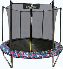 Батут Calviano Smile 183 см-6 ft с внутренней сеткой складной