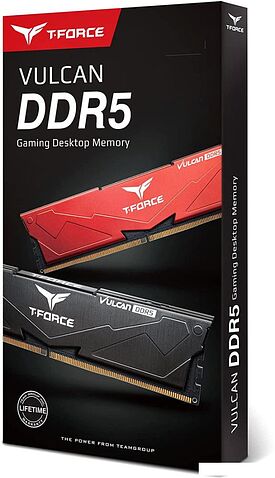 Оперативная память Team T-Force Vulcan 2x8ГБ DDR5 5600 МГц FLBD516G5600HC40BDC01