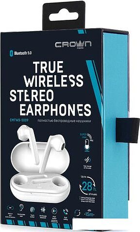 Наушники CrownMicro CMTWS-5009 (белый)