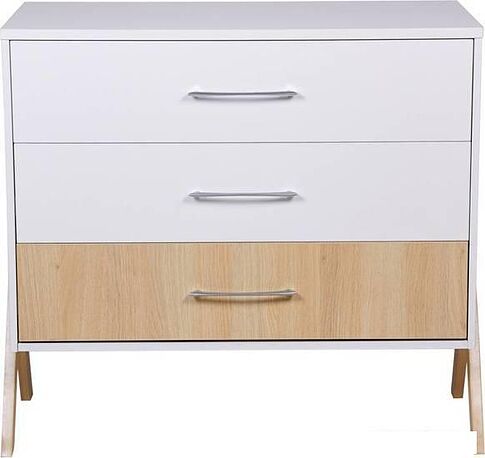 Комод Polini Kids Porto 2200 0002572.163 (белый/дуб каменный)