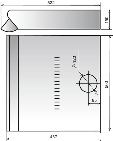 Кухонная вытяжка Elikor Europa 50П-290-П3Л (черный)