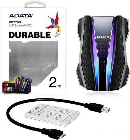 Внешний накопитель A-Data HD770G 2TB AHD770G-2TU32G1-CBK