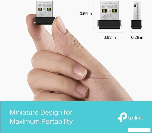 Wi-Fi адаптер TP-Link Archer TX1U Nano