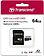 Карта памяти Transcend microSDXC 340S 64GB (с адаптером)