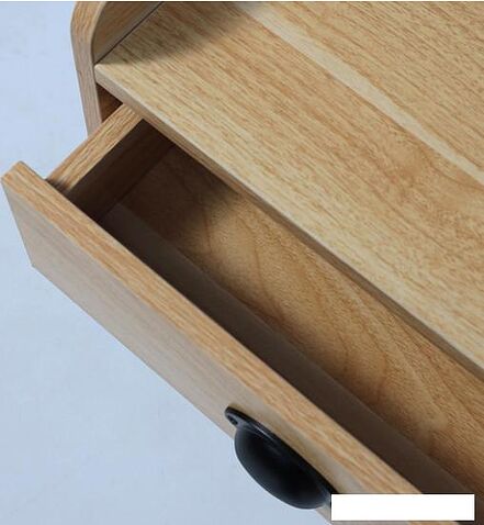 Тумба AksHome Lester (дуб сонома/черный)