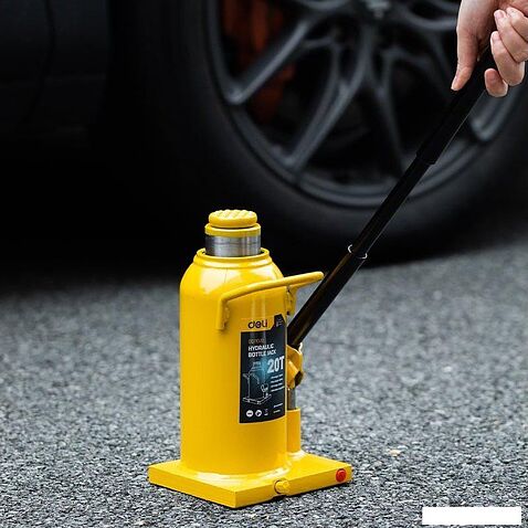 Бутылочный домкрат Deli DQ71020 20т