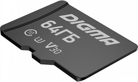 Карта памяти Digma MicroSDXC Class 10 Card30 DGFCA064A03