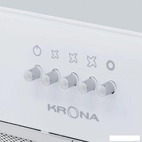 Кухонная вытяжка Krona Arven 500 White PB (белый)