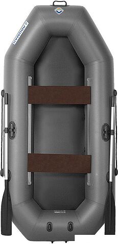 Моторно-гребная лодка Лоцман Гребная под мотор стандарт ЛС-240 (серый)