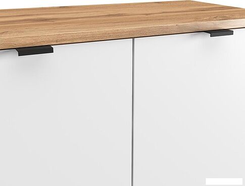 Тумба ЭлиГард Mone 2D (дуб вотан/белый)