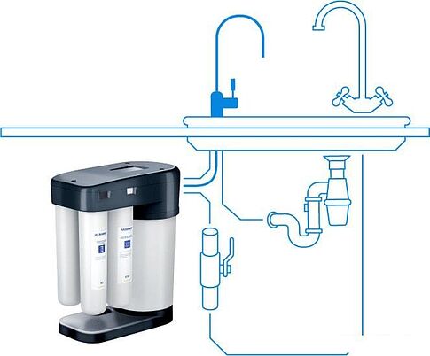 Стационарная система "под мойкой" АКВАФОР DWM-102S Морион