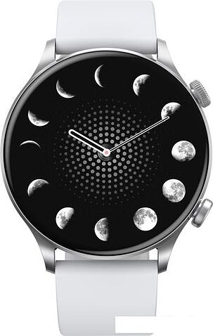 Умные часы Haylou Solar Plus LS16 (серебристый/белый, международная версия)