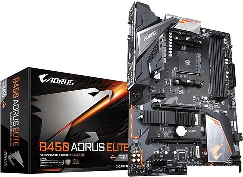 Материнская плата Gigabyte B450 Aorus Elite (rev. 1.0)