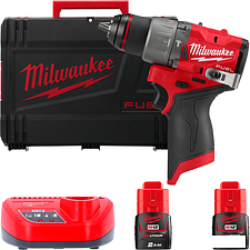 Ударная дрель-шуруповерт Milwaukee M12 FUEL M12FPD2-202X 4933479868 (с 2-мя АКБ 2 Ач, кейс) Ударная дрель-шуруповерт Milwaukee M12 FUEL M12FPD2-202X 4933479868 (с 2-мя АКБ 2 Ач, кейс)