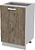 Шкаф напольный Интерлиния Компо НШ50р-1дв (дуб веллингтон)