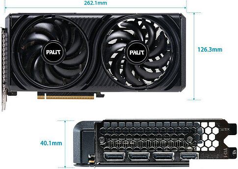 Видеокарта Palit GeForce RTX 5060 Infinity 2 OC NE75060V19P1-GB2063L
