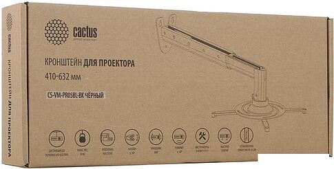 Кронштейн CACTUS CS-VM-PR05BL-BK