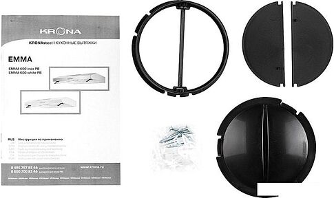 Кухонная вытяжка Krona Emma 600 PB (нержавеющая сталь)