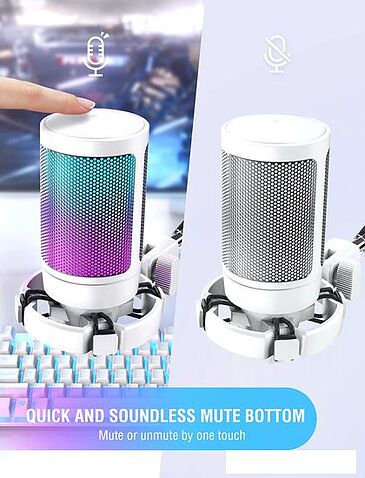 Проводной микрофон FIFINE A6V (белый)