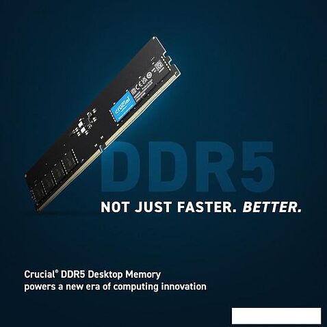 Оперативная память Crucial 16ГБ DDR5 5600 МГц CT16G56C46U5