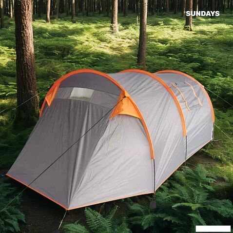 Кемпинговая палатка Sundays ZC-TT015 (темно-серый/оранжевый)