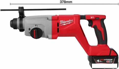 Перфоратор Milwaukee M18 M18BLHACD26-402X 4933492480 (с 2-мя АКБ, кейс)
