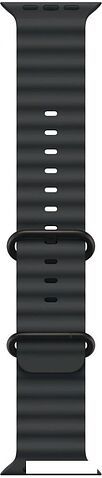 Умные часы Apple Watch Ultra 2 LTE 49 мм (титановый корпус, черный/черный, ремешок из эластомера)