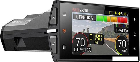 Видеорегистратор-радар детектор (2в1) SilverStone F1 Hybrid S-BOT PRO Wi-Fi