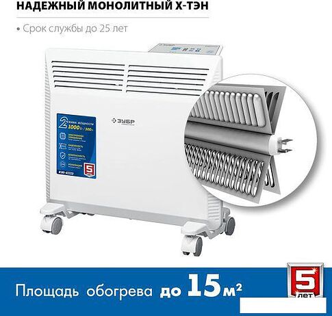 Конвектор ZUBR КЭП-1000