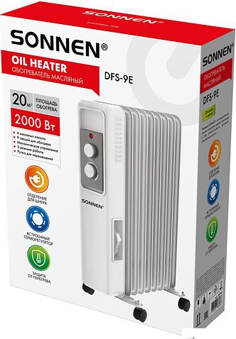 Масляный радиатор Sonnen DFS-9E