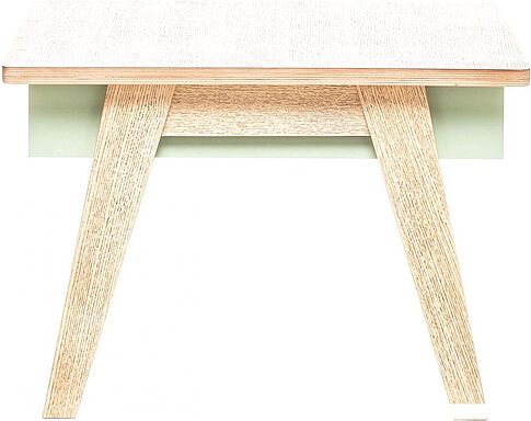 Приставной столик Мебель Импэкс Leset Сканди (дуб/молочный дуб/белый)