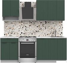 Готовая кухня Arvento АНТА-плюс 1.6м (зеленый)