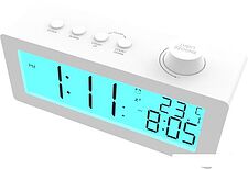 Настольные часы Ritmix CAT-111 (белый)