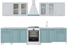 Готовая кухня Горизонт Trend 2600 (арктик мурено) Готовая кухня Горизонт Trend 2600 (арктик мурено)