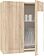 Шкаф навесной Кортекс-мебель Корнелия Ретро ВШ60с (дуб сонома)