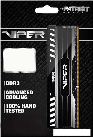 Оперативная память Patriot Viper 3 Black Mamba 8GB DDR3 PC3-12800 (PV38G160C0)