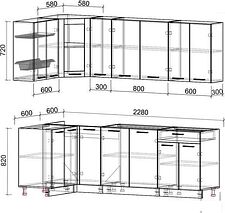 Готовая кухня Интерлиния Мила 12x23 без столешницы (белый платинум) Готовая кухня Интерлиния Мила 12x23 без столешницы (белый платинум)