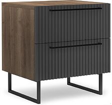 Тумба Shtabe Gross 6103 (RAL 7012/H1181/черный)