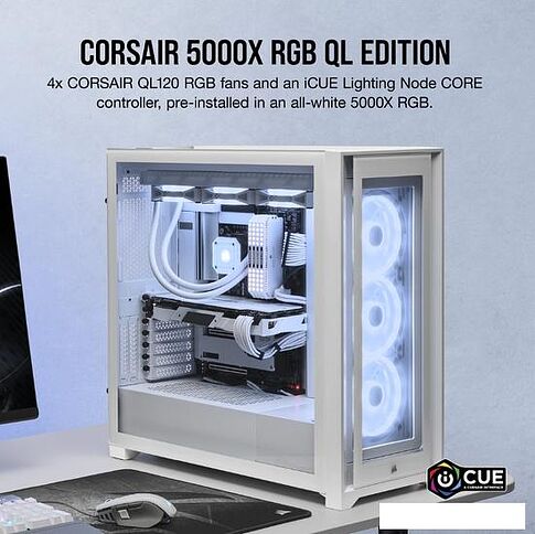 Корпус Corsair iCUE 5000X RGB QL Edition CC-9011233-WW